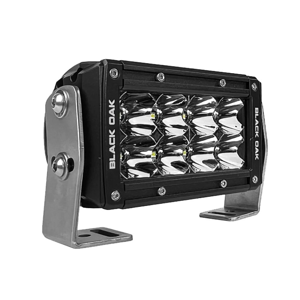 Black Oak Pro Series 3.0 Double Row 4" LED Light Bar - Spot Optics - Black Housing Black Oak Pro Series 3.0 Double Row 4" LED Light Bar - Spot Optics - Black Housing