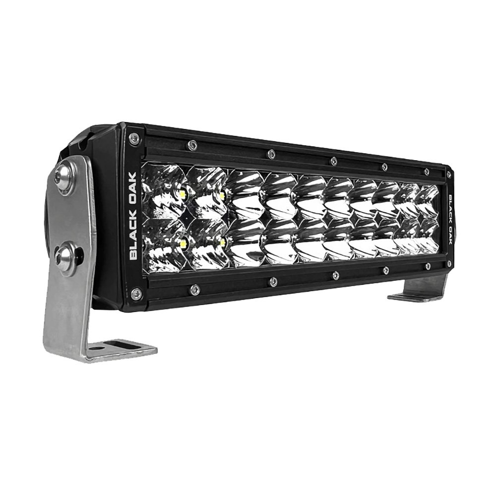 Black Oak Pro Series 3.0 Double Row 10" LED Light Bar - Combo Optics - Black Housing Black Oak Pro Series 3.0 Double Row 10" LED Light Bar - Combo Optics - Black Housing